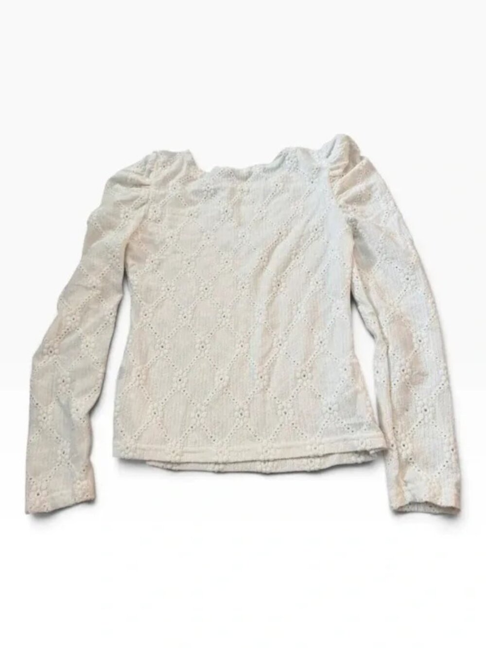 No Brand white long Sleeve size small